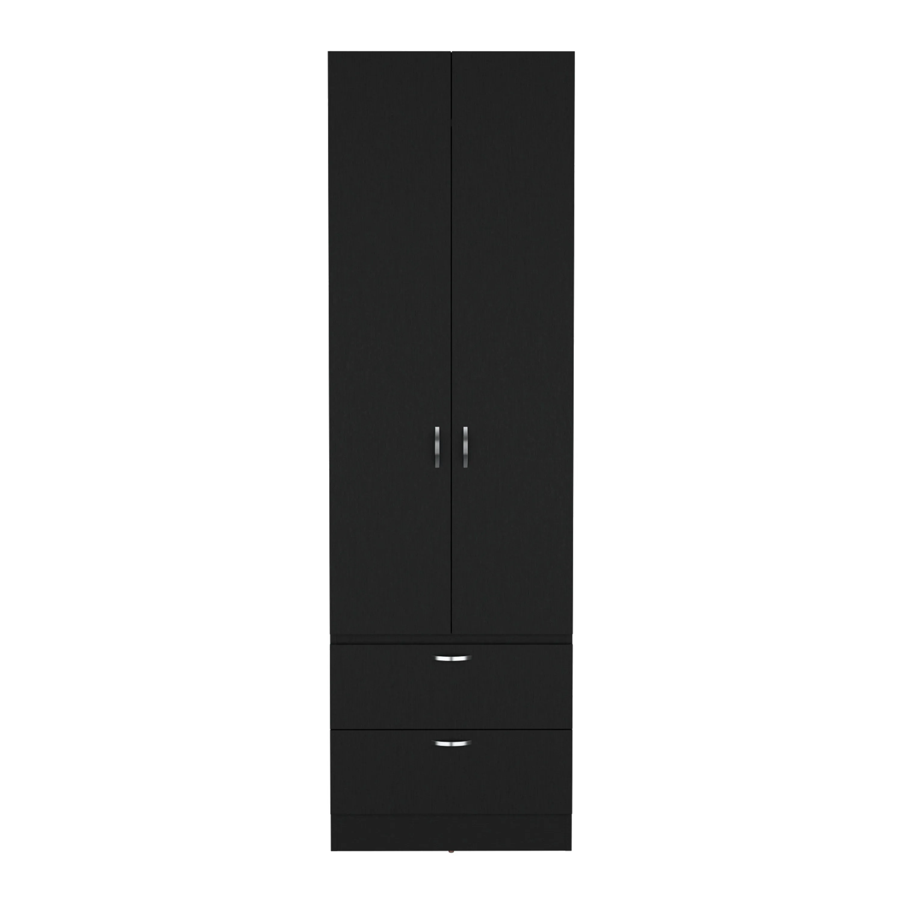 Vico 76" High Armoire Wardrove Closet with 2 Drawers, Double Door Cabinet , One Shelf and Hanging Rod, Bedroom Clothes Storage Cabinet Organizer