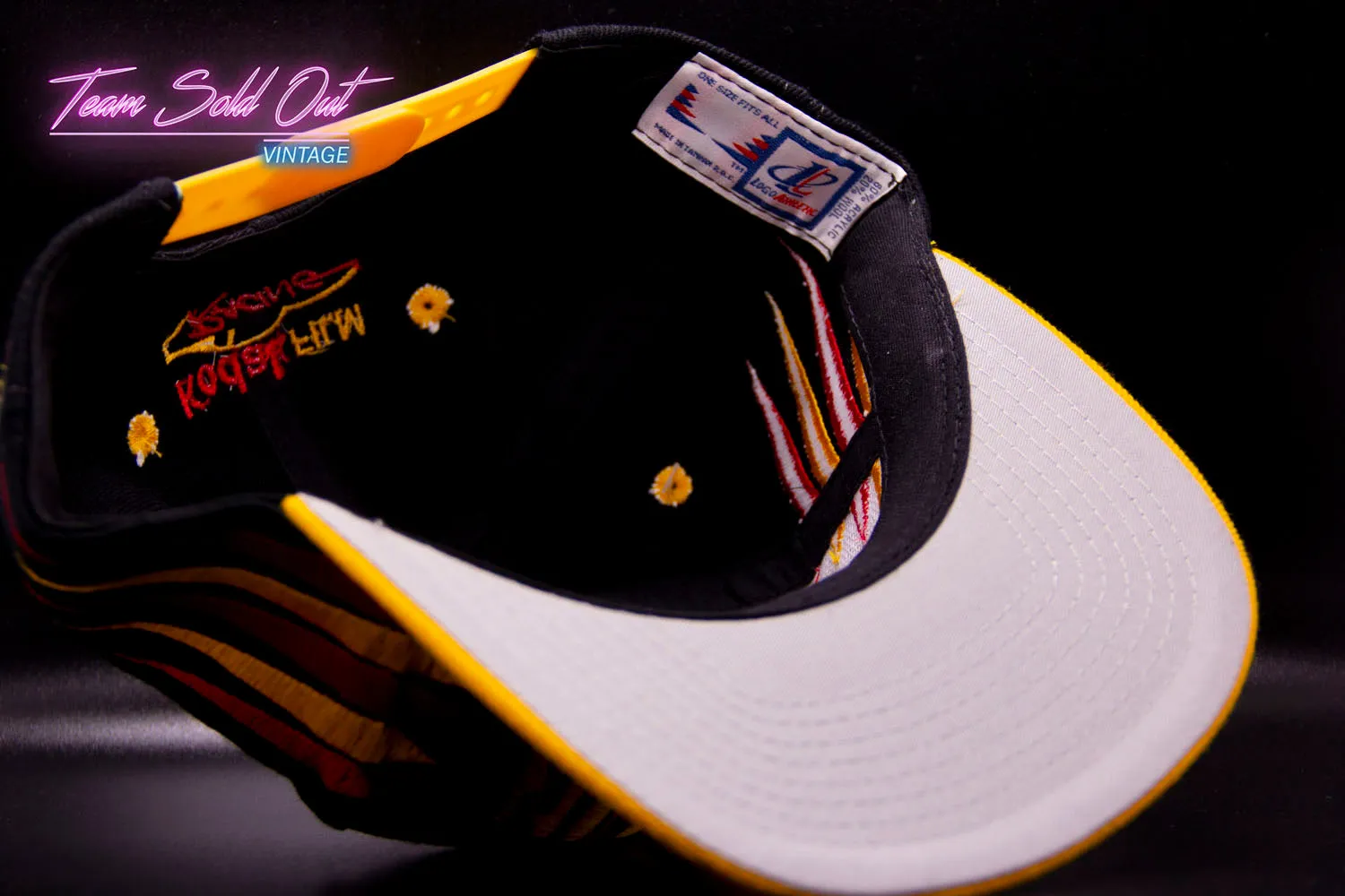 Vintage Logo Athletic Diamond Sterling Marlin Kodak Film Racing NASCAR Snapback Hat