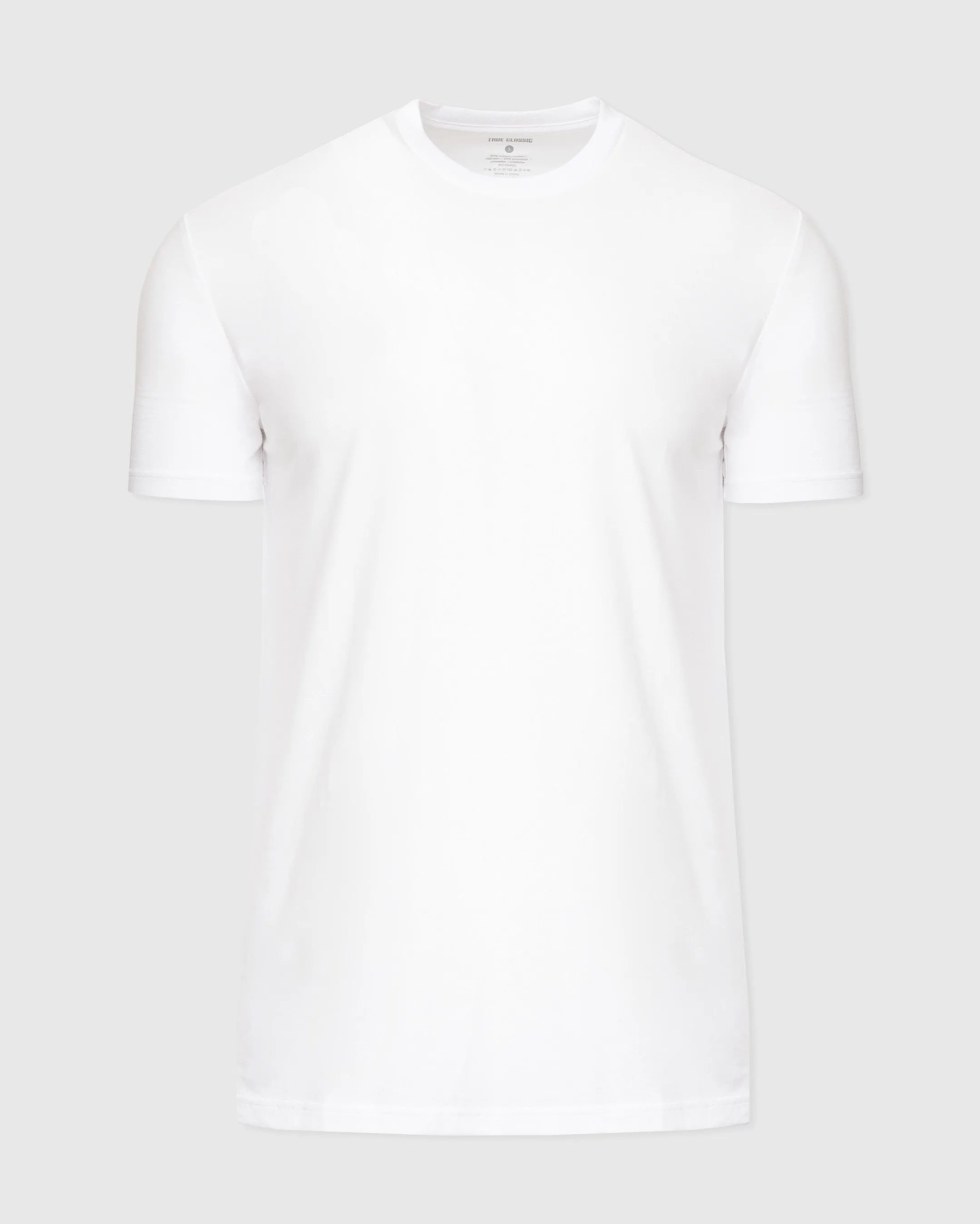 White Tall Active Crew Neck