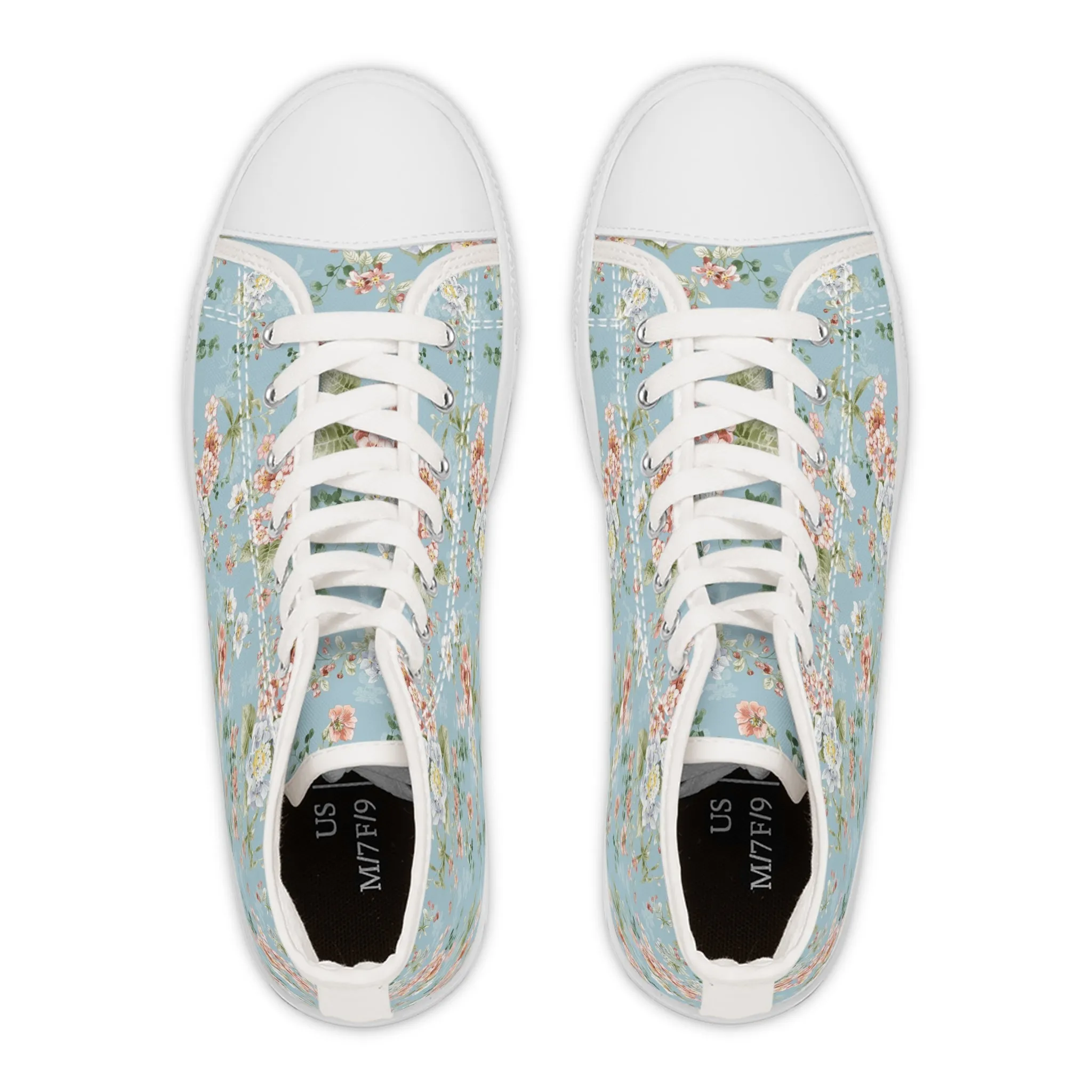 Wildflower Wonder Women's High Top Sneakers