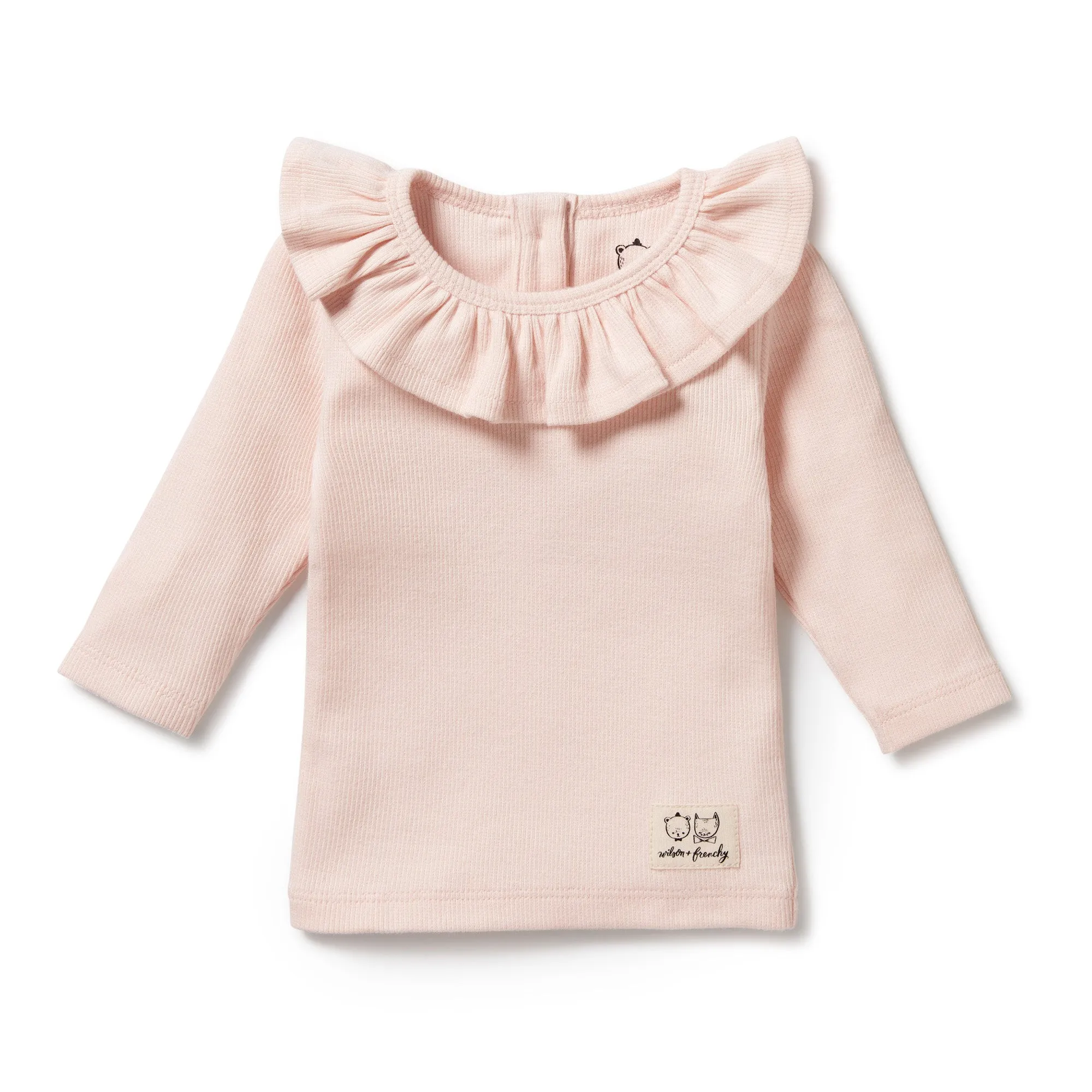 Wilson   Frenchy Organic Ruffle Top - Pink