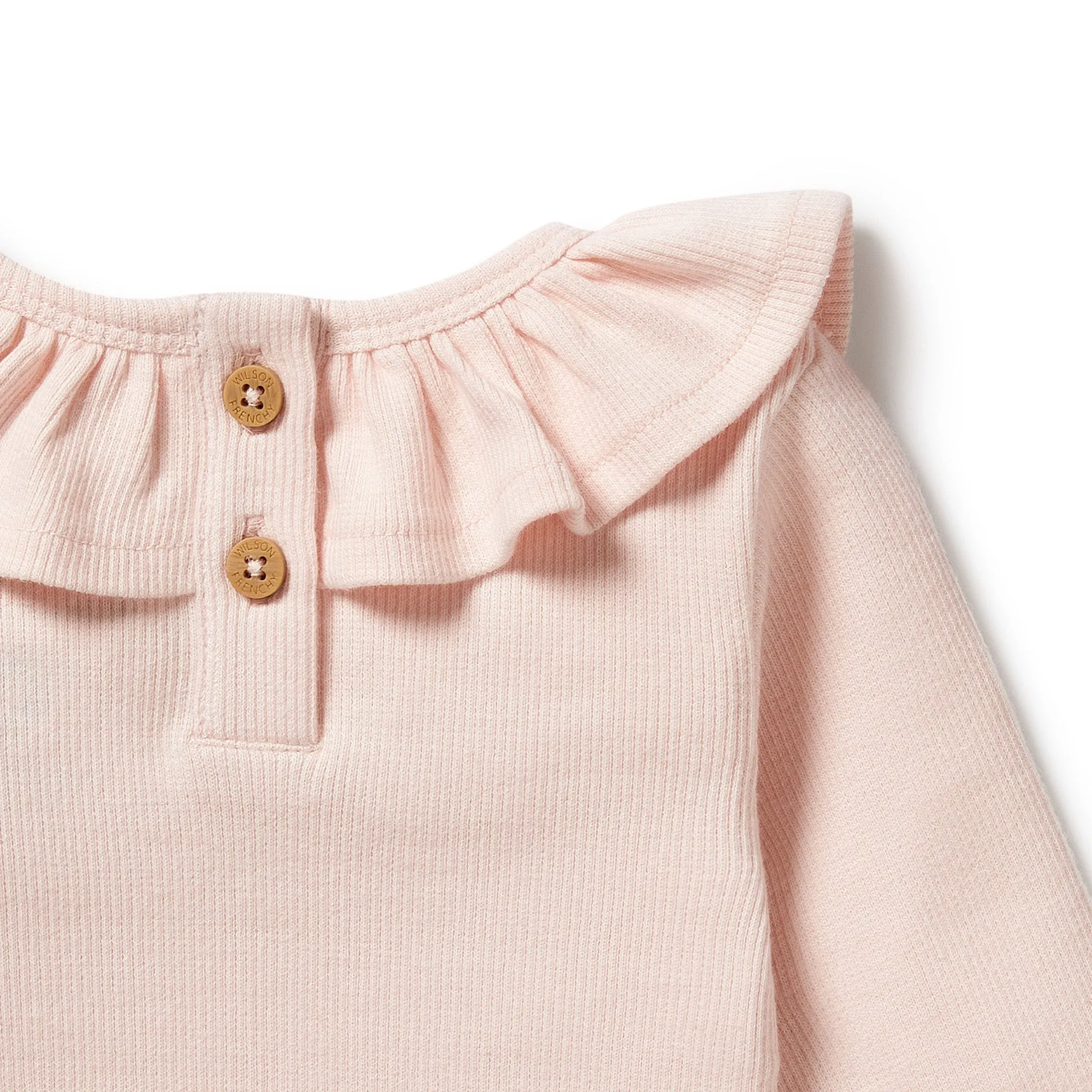 Wilson   Frenchy Organic Ruffle Top - Pink