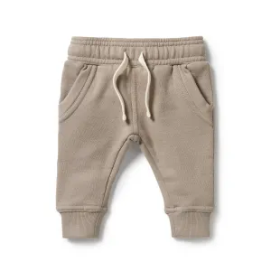 Wilson   Frenchy Organic Sweat Pant - Stone