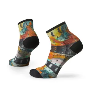 Women's Bike Zero Cushion Celestial Print Ankle Socks