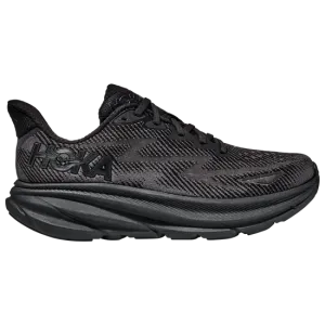 WOMEN'S HOKA CLIFTON 9 | BLACK / BLACK