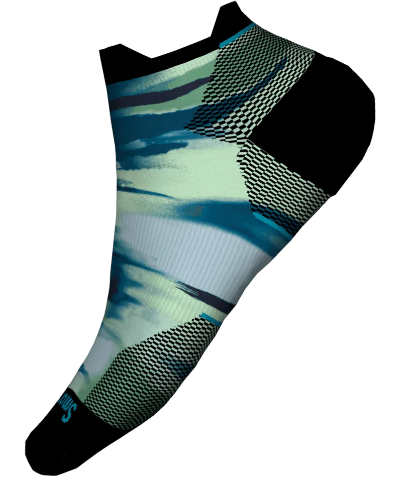 Women's Run Brushed Print Low Ankle Socks 2122 by Smartwool