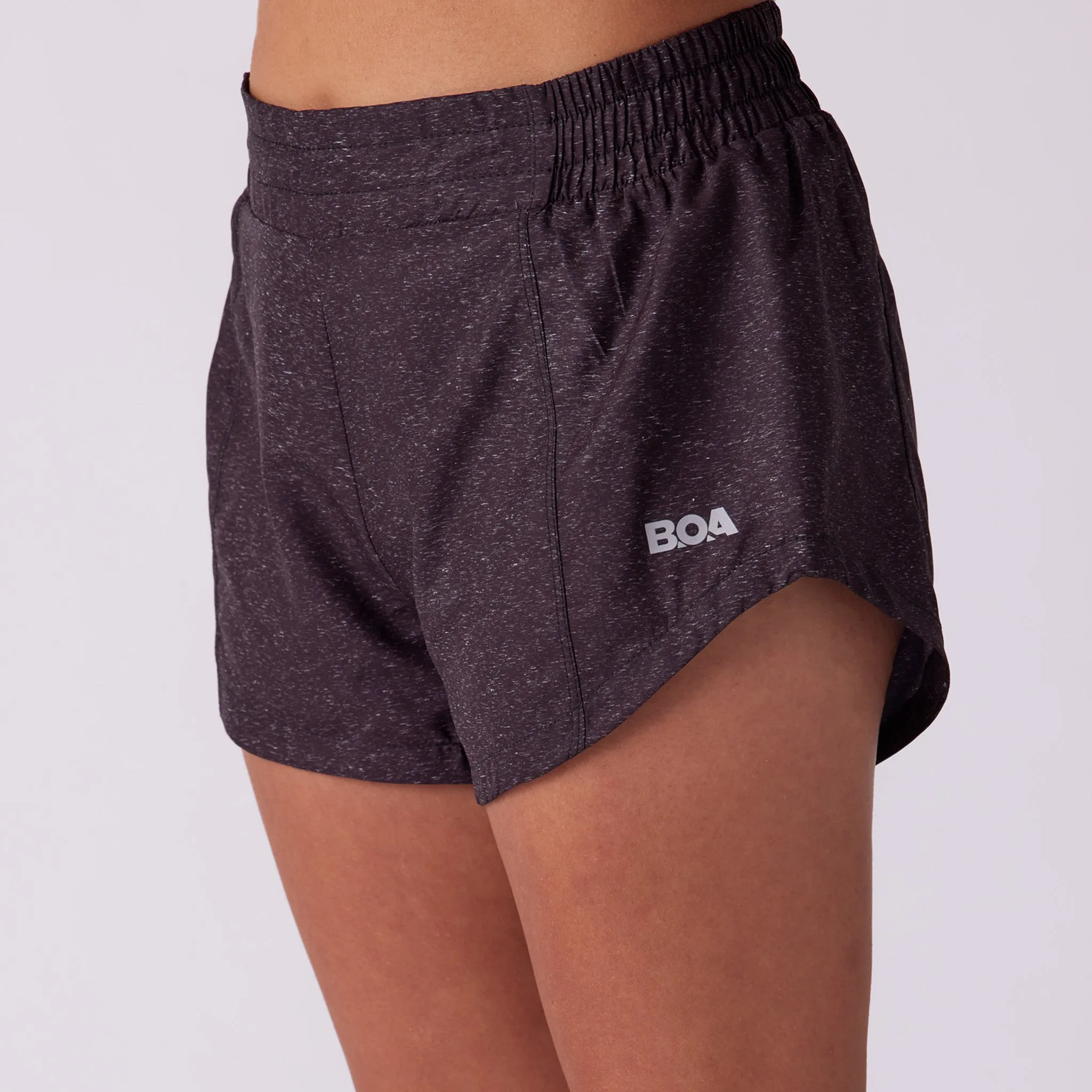 Women's Swift 3" Lined Short - Heather Black