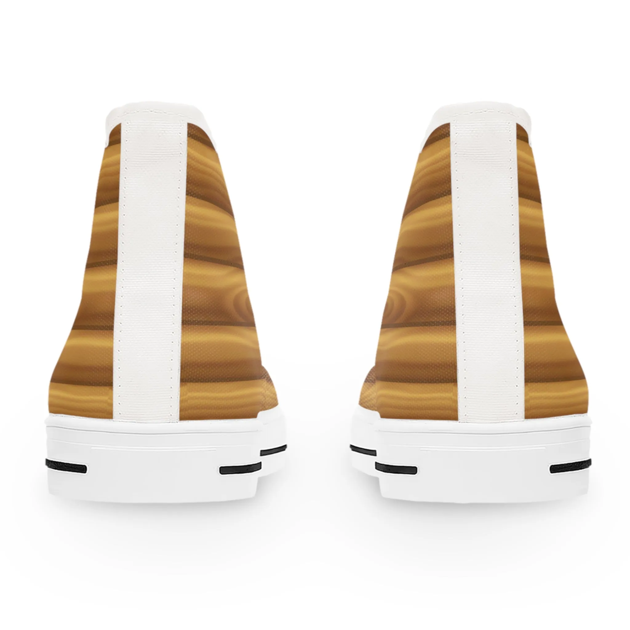 Wooden Log Women's High Top Sneakers